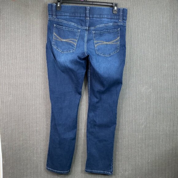 Lee Riders Womens Size 14M Blue Mid-Rise Slim Fit Denim Jeans - Picture 2 of 9